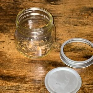 Clear Glass Ball Jar with Lid